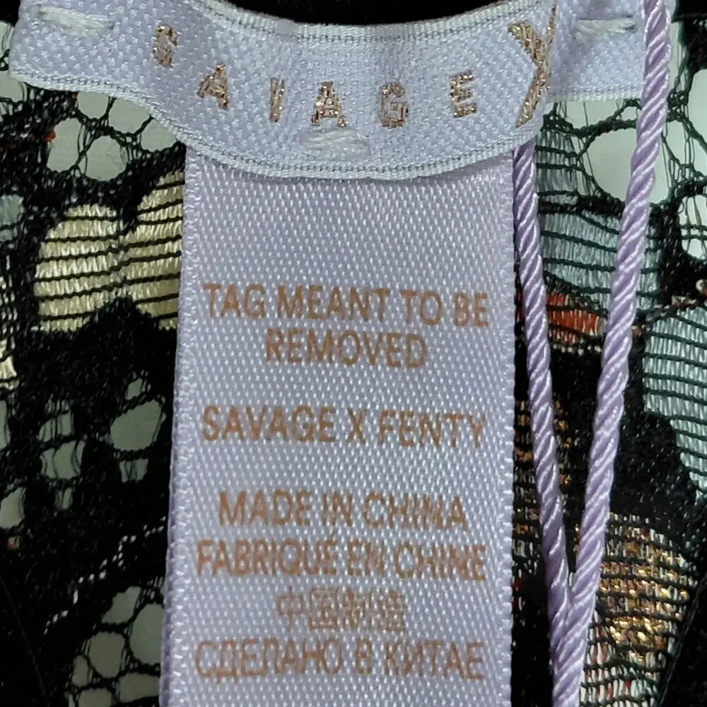 NWT Savage X Fenty Multicolor Geometric Stretch Tank Women Size X-Large